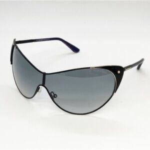 Tom Ford Black Shield Sunglasses Modern Design